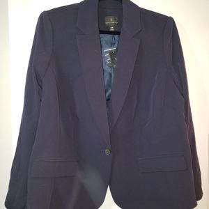 NWT Worthington one-button Navy blazer, 18W